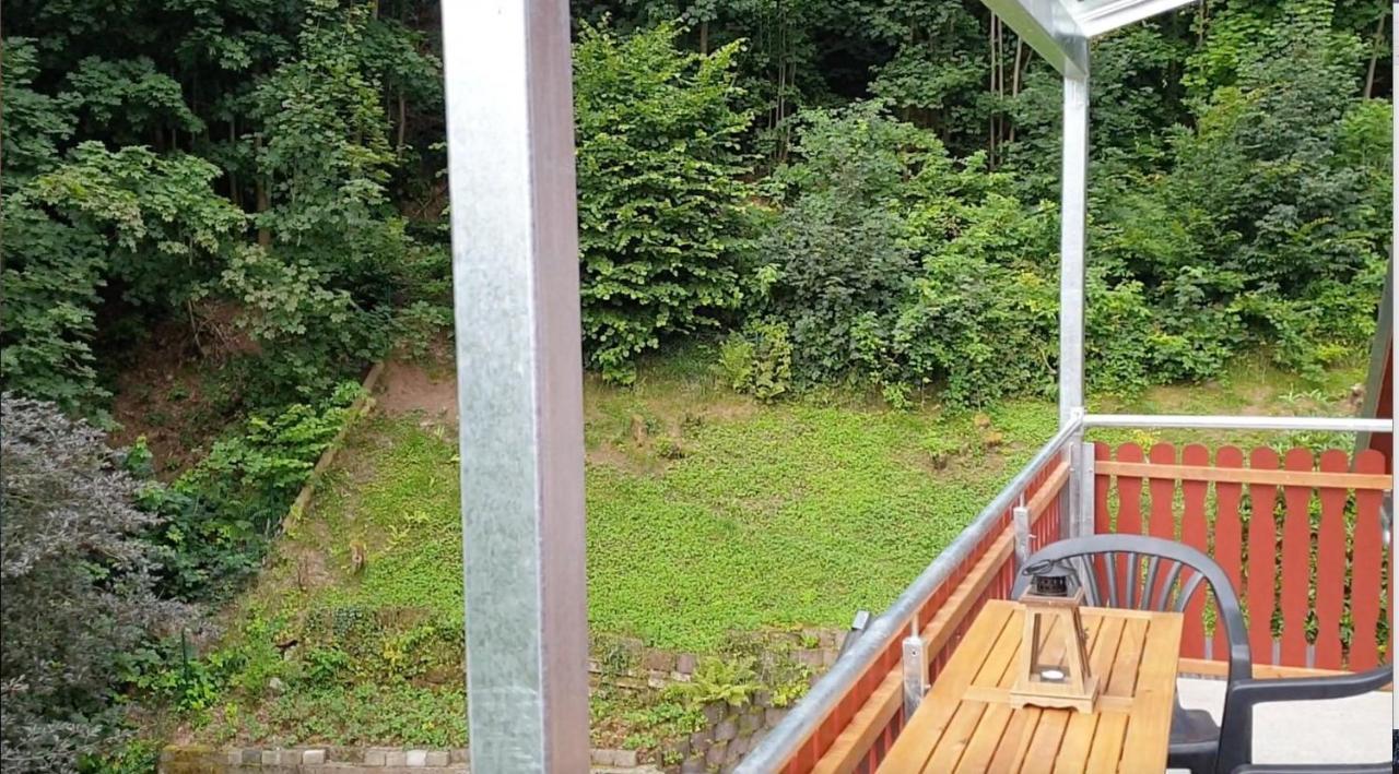 Fewo Mit Balkon Direkt Am Wald Und Wanderweg Ruhe Pur 2 Og 巴特萨克萨 外观 照片